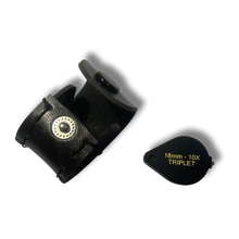 Load image into Gallery viewer, x10 Triplet Professional Quality Black Loupe