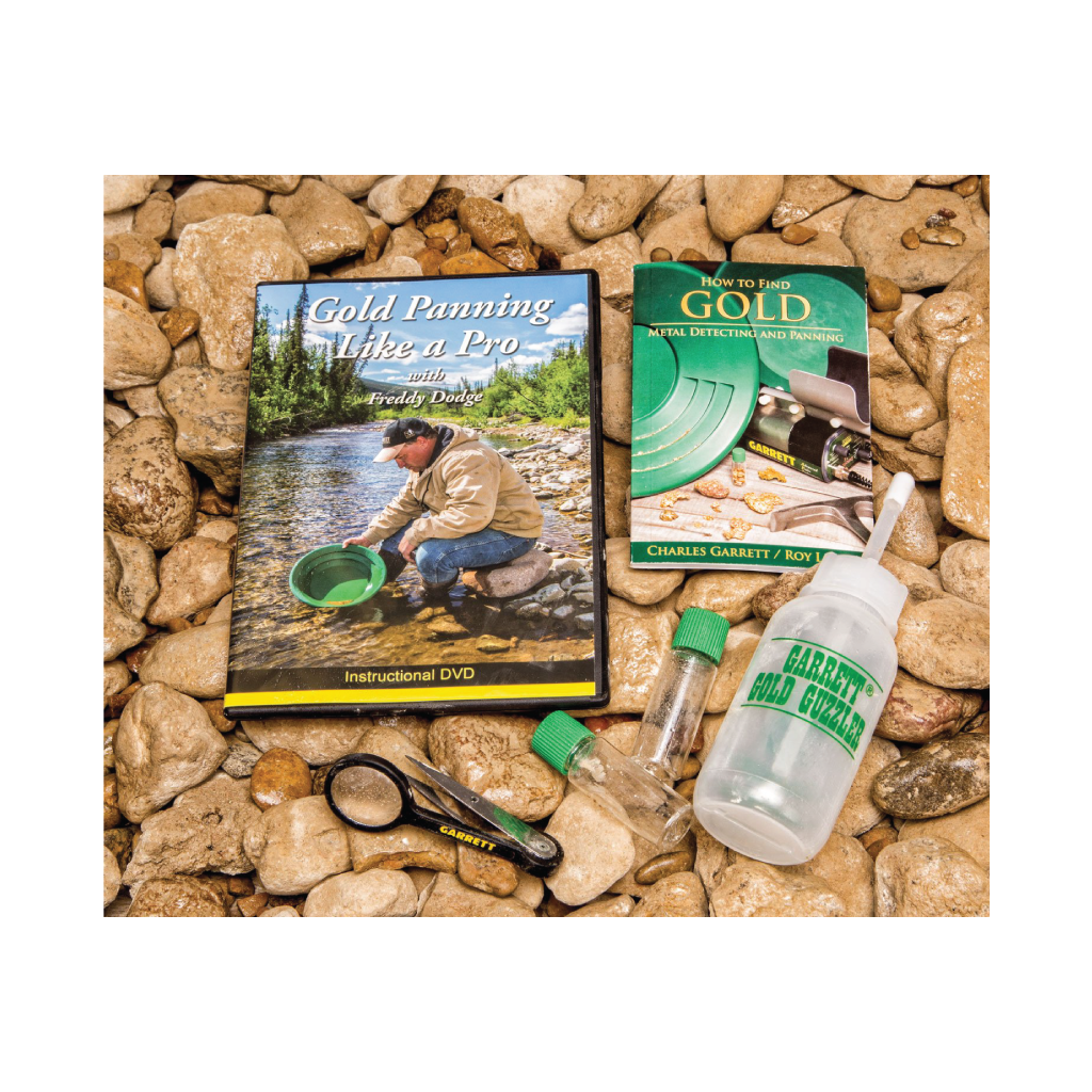 Garrett Deluxe Gold Pan Kit  Gold Panning Starter Kit – High Plains  Prospectors