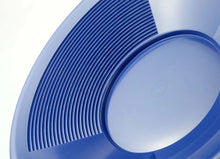 Load image into Gallery viewer, Blue dual riffle pan for gold panning and concentrate recovery