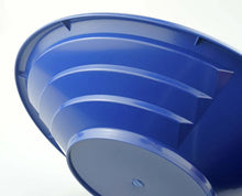 Load image into Gallery viewer, Blue dual riffle pan for gold panning and concentrate recovery