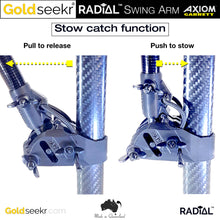 Load image into Gallery viewer, Telescopic Carbon Fibre Swing Arm for Garrett AXIOM (RH)