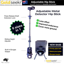 Load image into Gallery viewer, Hipp Stick - Adjustable Metal Detector Bungee Strut | GoldSeekr