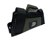 Load image into Gallery viewer, Minelab GPX 6000 padded canvas control box cover and screen protector for gold prospecting detector

Product specifications adapted from Double D Leather reseller listings and accessory descriptions.