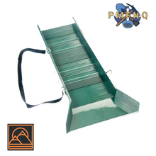 Load image into Gallery viewer, 30&quot; x 10&quot; Light Weight Green Sluice Box With Shoulder Strap | BJK.