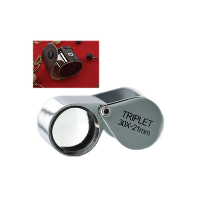 x30 Triplet Professional Quality Chrome Loupe | BJK.