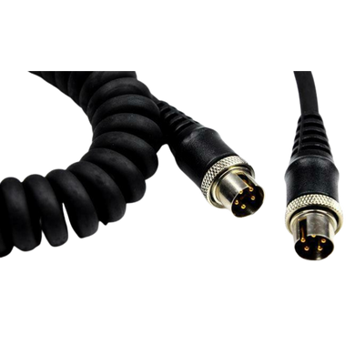 Heavy Duty Curly Power Cord/Cable 12v - Minelab Compatible.